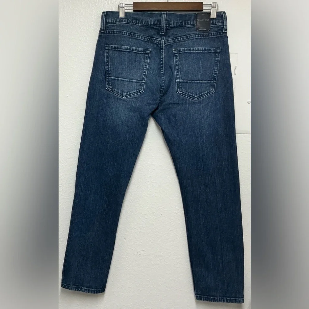 Nautica Vintage Blue Straight Denim Jeans Classic Style Sz 32/30